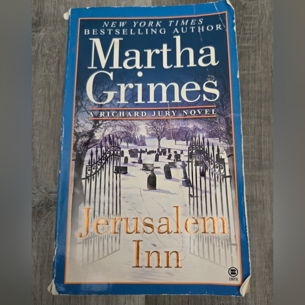 Jerusalem Inn paperback Book by Martha Grimes A Richard Jury Novel, Used Condito